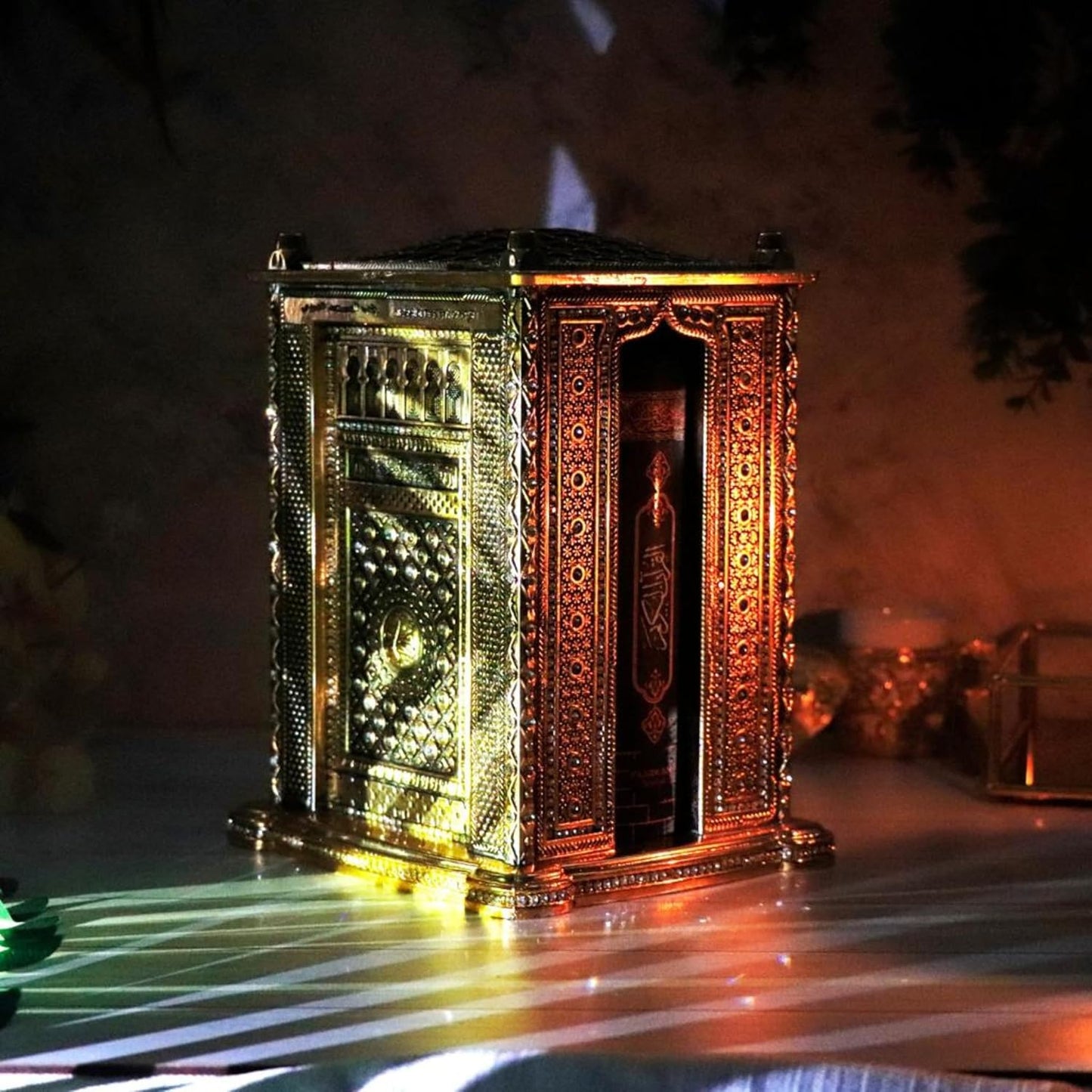 Coffret cadeau Coran avec réplique de la Kaaba