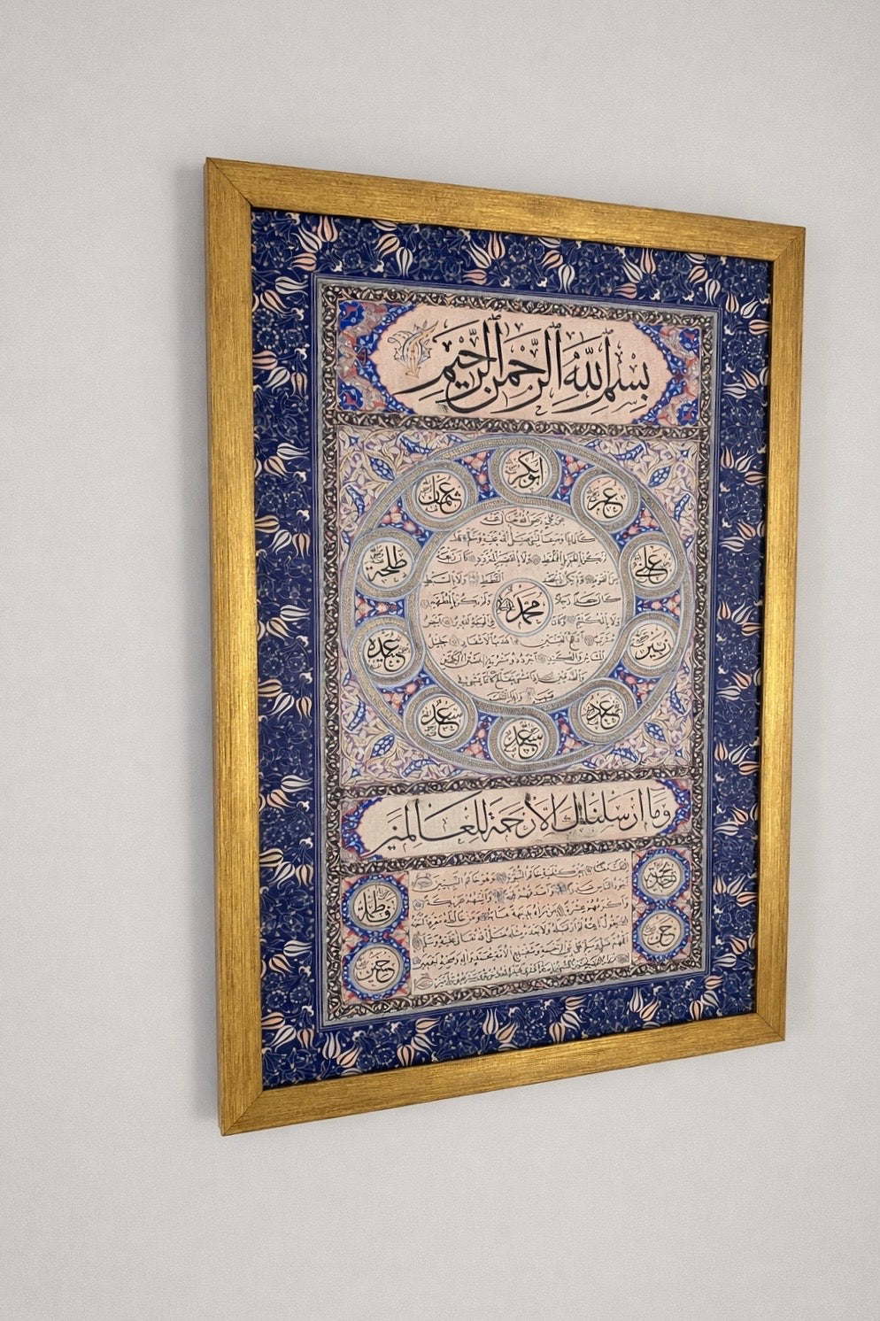 Hilye-i Sharif Islamic Wall Art, Ottoman Calligraphy Frame, Prophet Muhammad Description, Arabic Calligraphy Decor, Muslim Gift, Ramadan Eid Decor