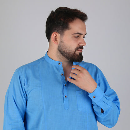 VHD Muslim Men's Long Sleeve Shirt 100% Cotton