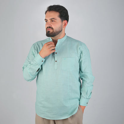 VHD Muslim Men's Long Sleeve Shirt 100% Cotton