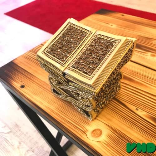 Figurine islamique en forme de pupitre écrit Ayatul Kursi pour décor de table et de bureau