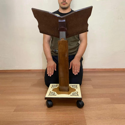 High Quality Adjustable Moveable Wooden Book Stand