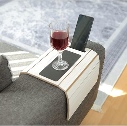 Functional Wooden Sofa Tray