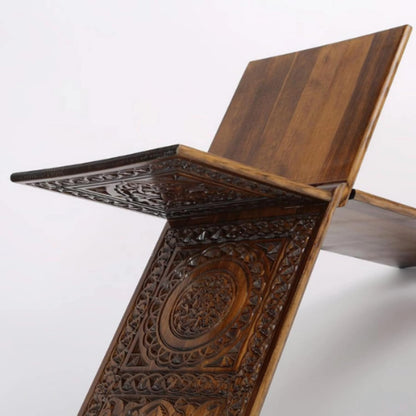 Luxury Big Size Carved Wooden Quran Holder