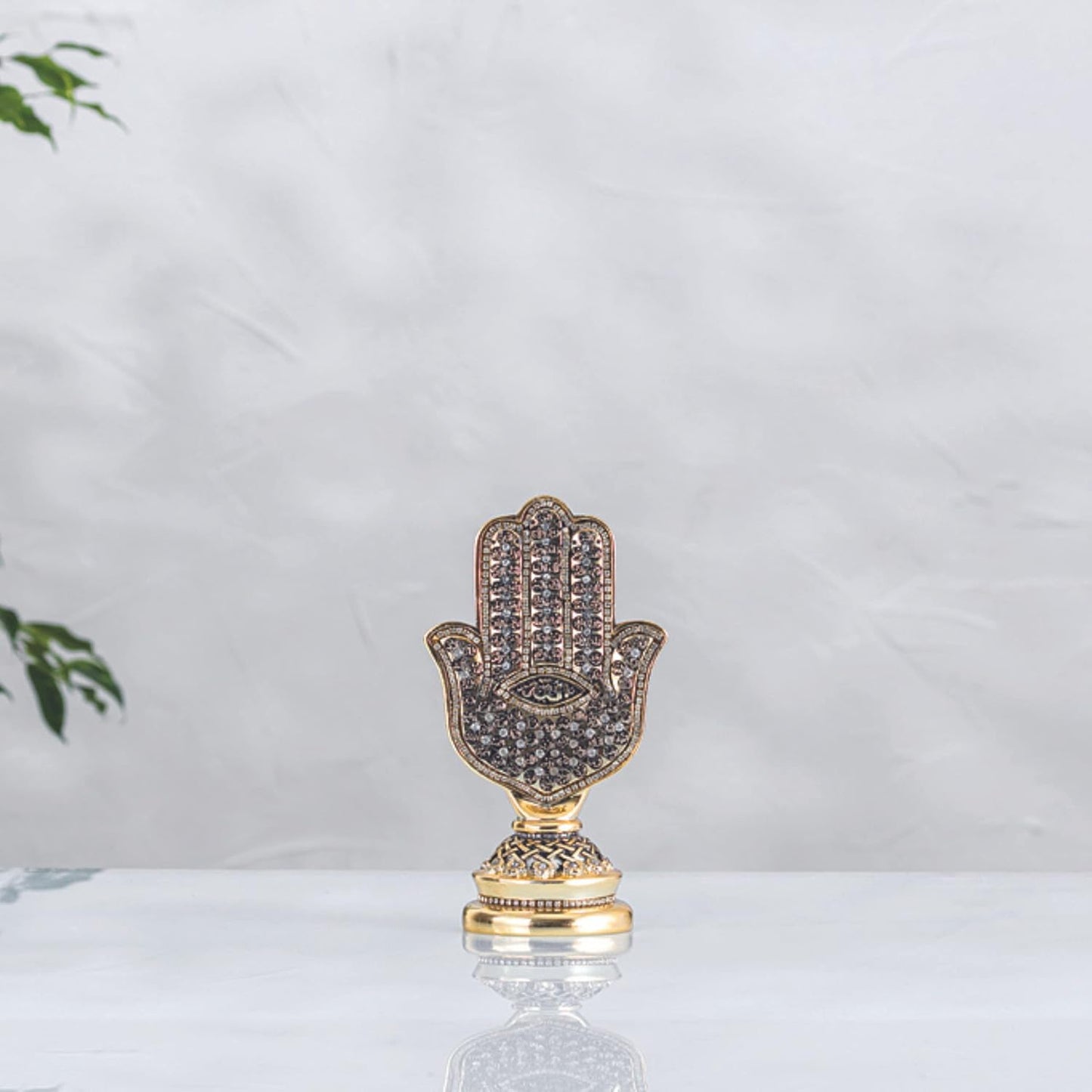 Asmaul Husna (99 Names of Allah) Embroidered Hand Fatima Hamsa Figurine