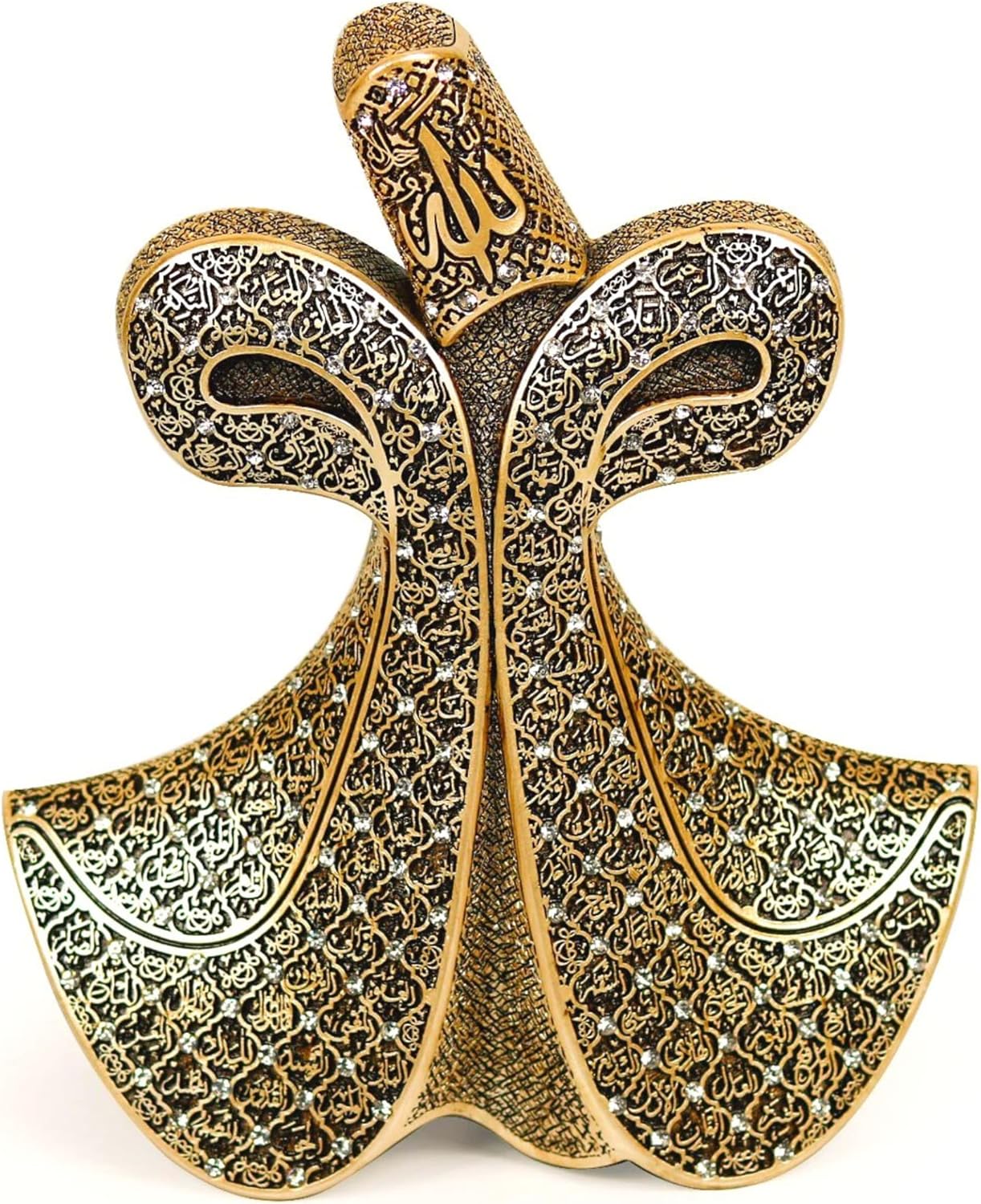 Asmaul Husna Embroidered Dervish Figurine