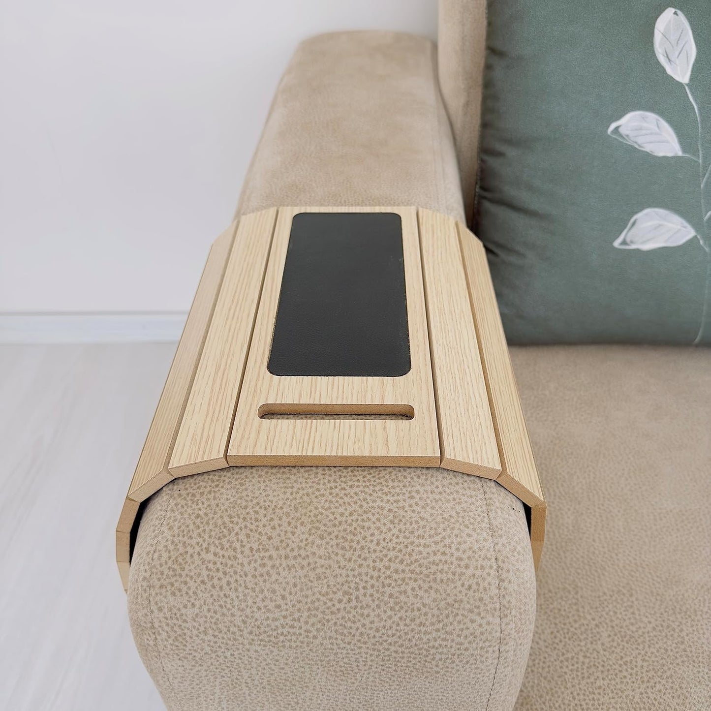 Functional Wooden Sofa Tray