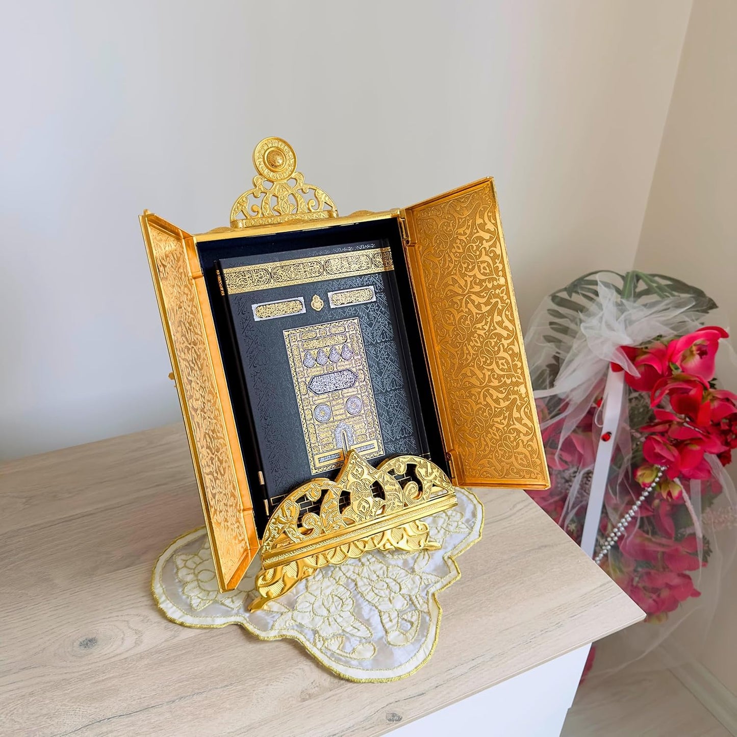 Luxury Metal Islamic Book, Quran Storage Box