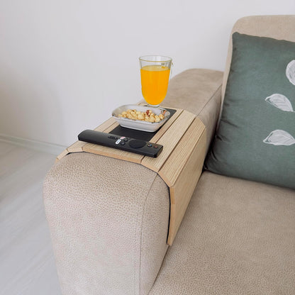 Functional Wooden Sofa Tray