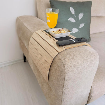 Functional Wooden Sofa Tray