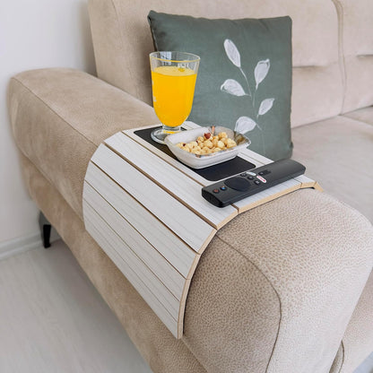 Functional Wooden Sofa Tray