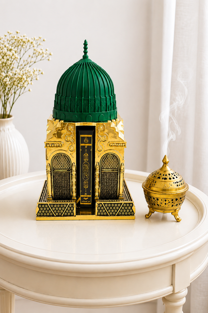 Masjid Nabawi Replica with Kaaba Quran, Islamic Home Decor, Muslim Wedding Gift