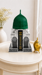 Masjid Nabawi Replica with Kaaba Quran, Islamic Home Decor, Muslim Wedding Gift
