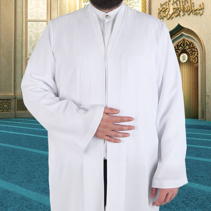 Namaz Jubba for Men, Muslim Prayer Robe