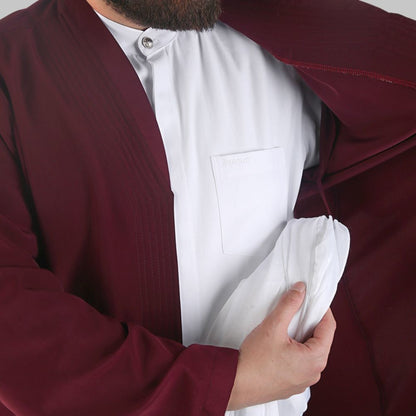 Namaz Jubba for Men, Muslim Prayer Robe