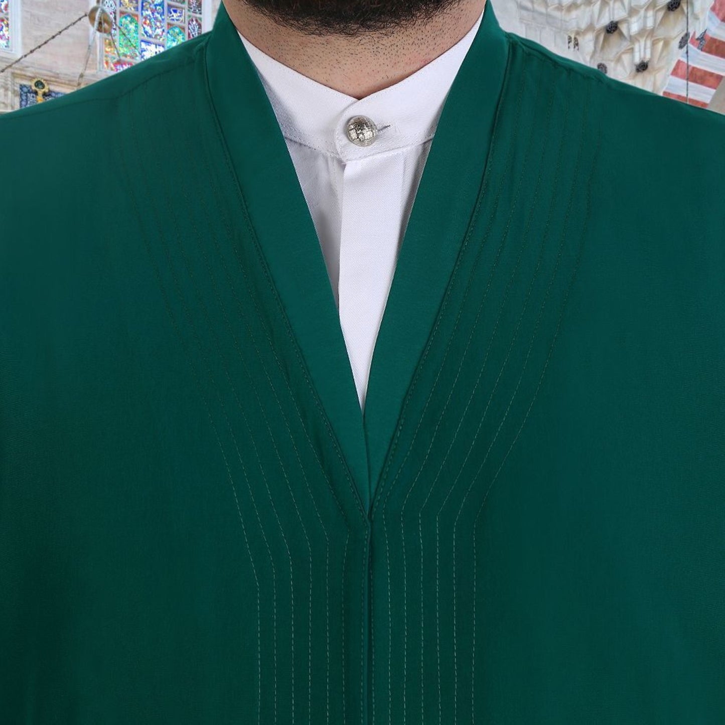 Namaz Jubba for Men, Muslim Prayer Robe