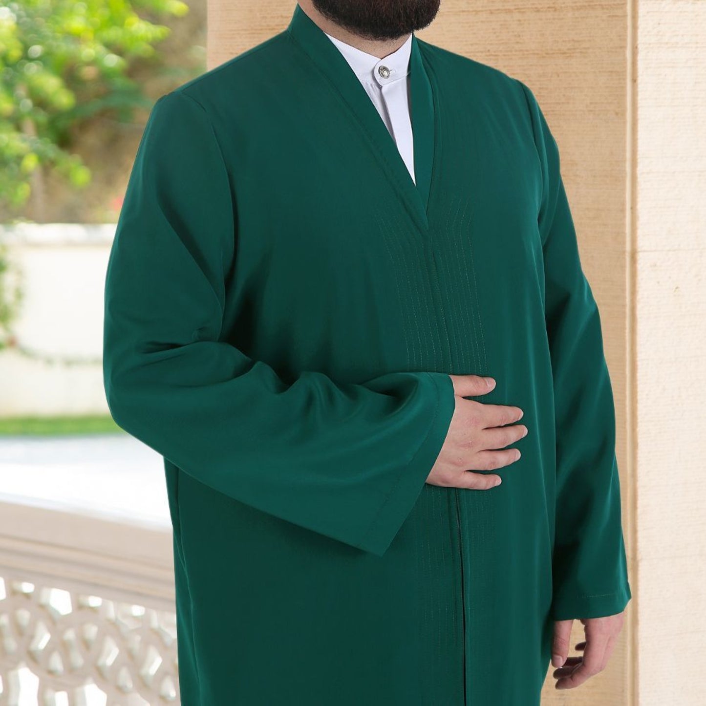 Namaz Jubba for Men, Muslim Prayer Robe